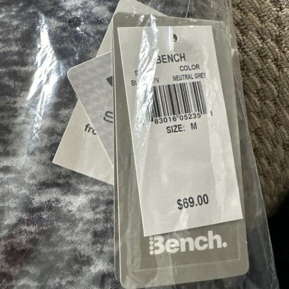 Bench Neutral Grey Black Ankle Leggings Mid Rise Athletic Pull On Size Medium - Picture 10 of 10